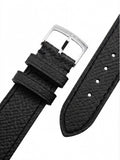 Cinturino in pelle nero
