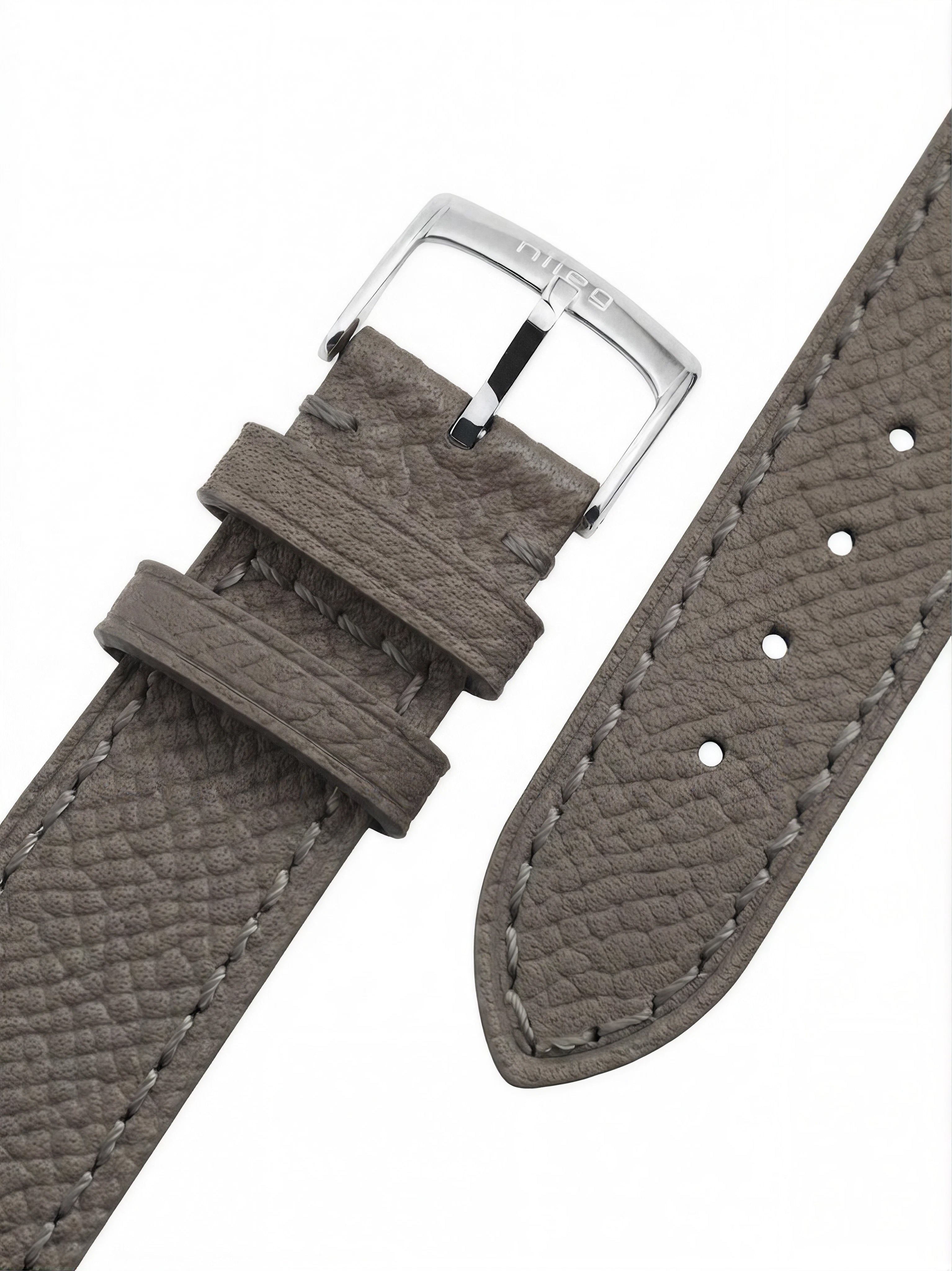 Cinturino in pelle tortora